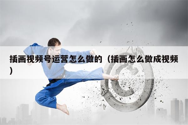 插画视频号运营怎么做的（插画怎么做成视频）
