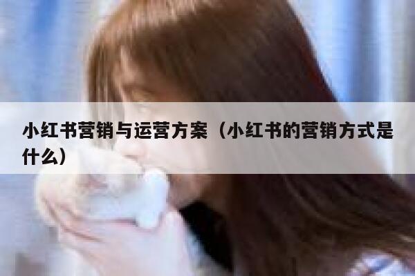 详细阅读:小红书营销与运营方案(小红书的营销方式是什么) 小红书营销与运营方案(小红书的营销方式是什么)