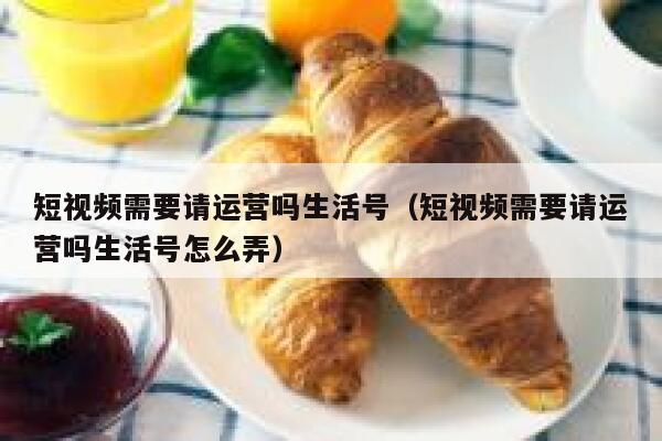 短视频需要请运营吗生活号（短视频需要请运营吗生活号怎么弄）