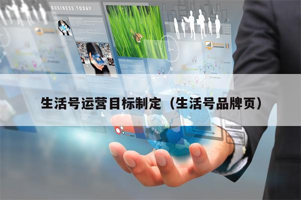 生活号运营目标制定（生活号品牌页）