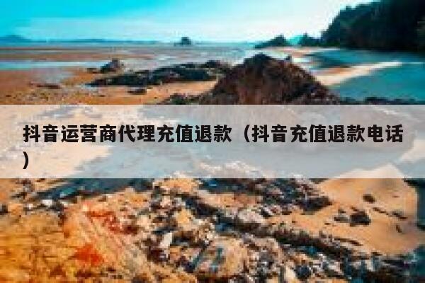 抖音运营商代理充值退款（抖音充值退款电话）