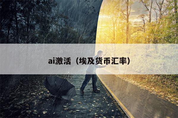 ai激活（埃及货币汇率）