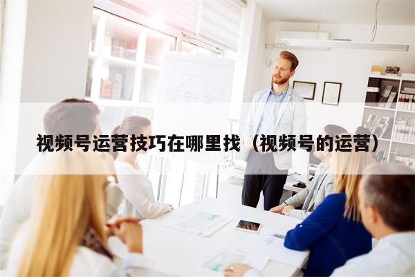 视频号运营技巧在哪里找（视频号的运营）