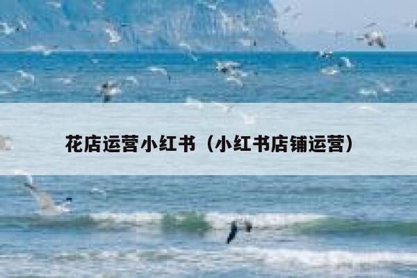花店运营小红书（小红书店铺运营）