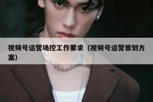 视频号运营场控工作要求（视频号运营策划方案）