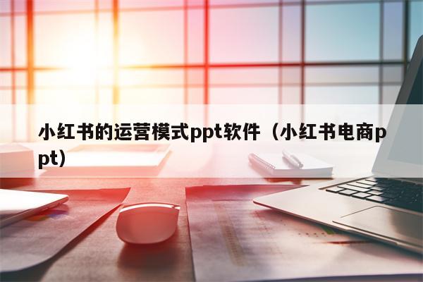 小红书的运营模式ppt软件（小红书电商ppt）