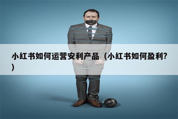 小红书如何运营安利产品（小红书如何盈利?）