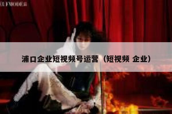浦口企业短视频号运营（短视频 企业）