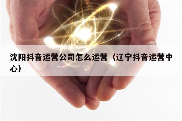 沈阳抖音运营公司怎么运营（辽宁抖音运营中心）