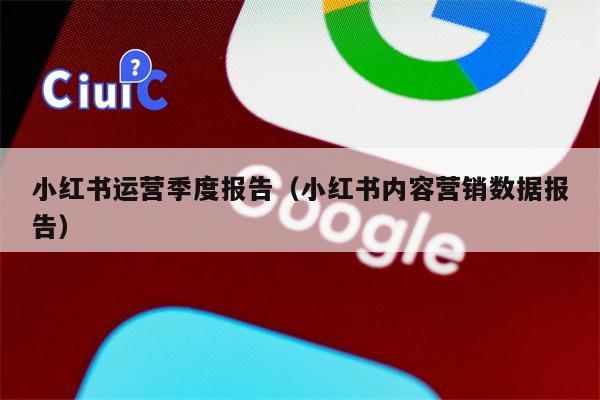 小红书运营季度报告（小红书内容营销数据报告）