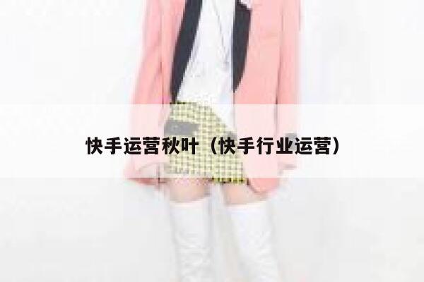 快手运营秋叶（快手行业运营）