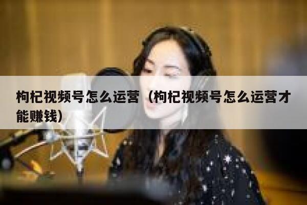 枸杞视频号怎么运营（枸杞视频号怎么运营才能赚钱）