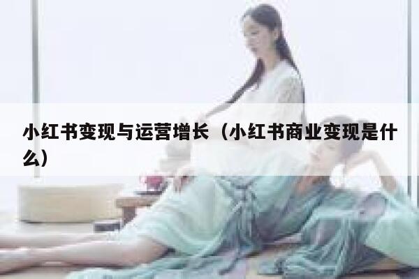 小红书变现与运营增长(小红书商业变现是什么)
